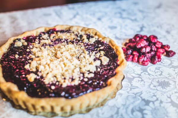 Tartes bleuets et canneberges (Disponible en boutique seulement)