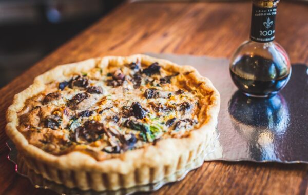 Quiches aux champignons (Disponible en boutique seulement)